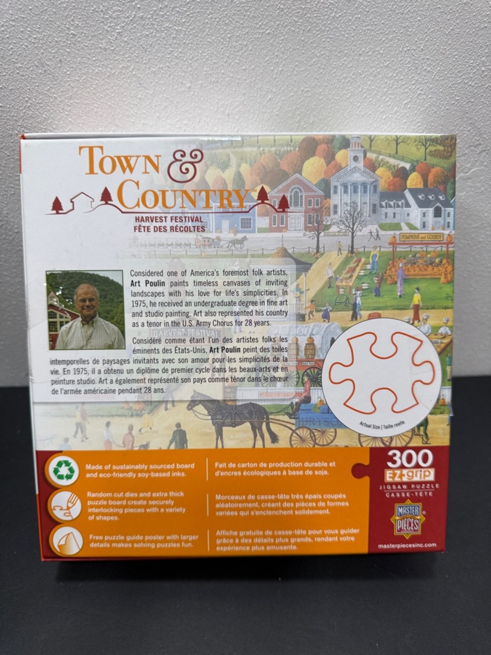 MasterPieces 300 Piece EZ Grip Jigsaw Puzzle Havest Festival SALE🔴3/$25🔴 - Picture 2 of 3